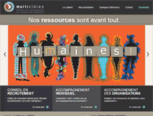 Tablet Screenshot of multicibles.fr